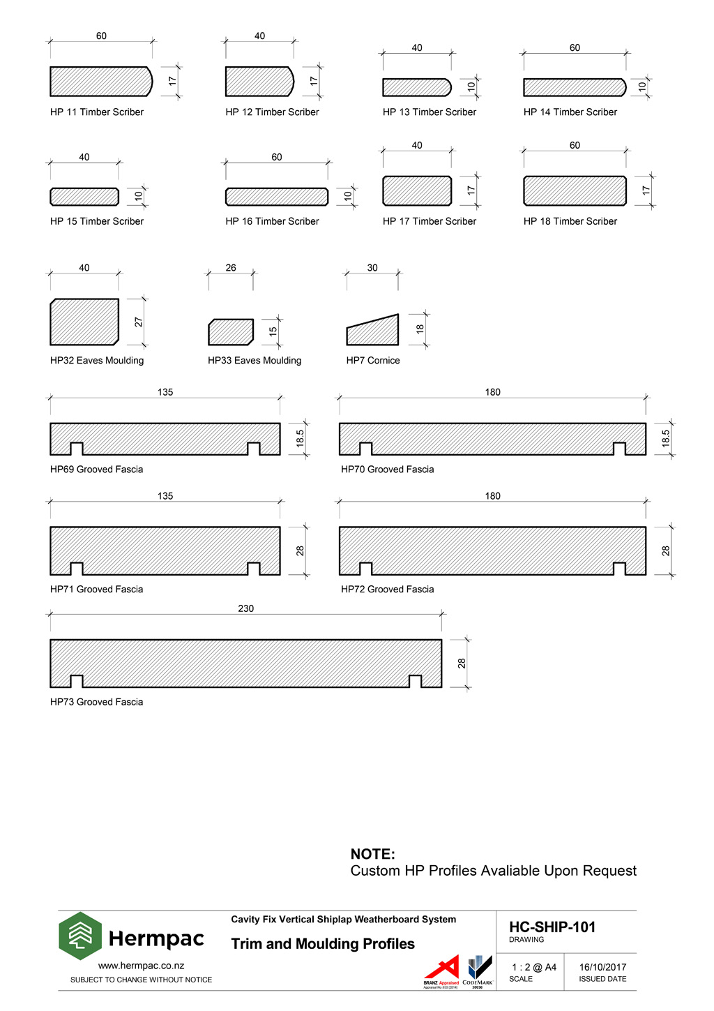 Hermpac Limited | Construction Drawings