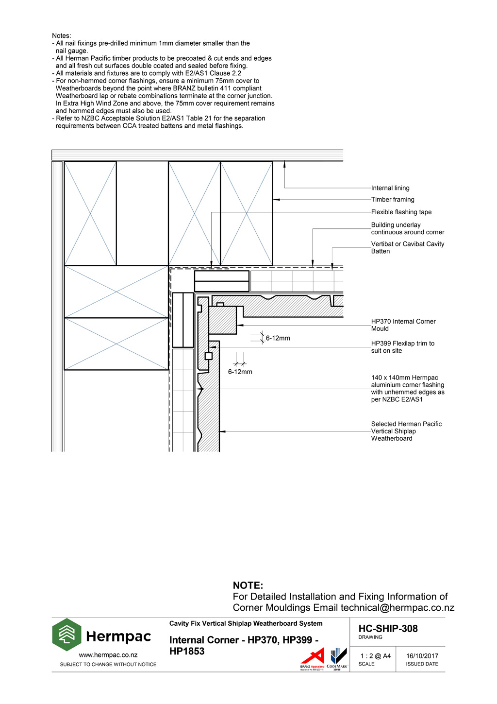 Hermpac Limited | Construction Drawings