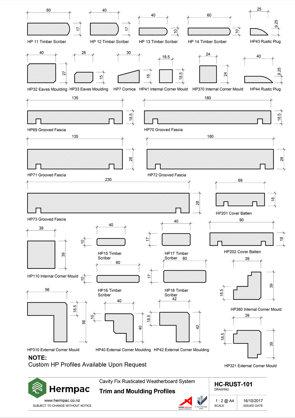 Hermpac Limited | Construction Drawings