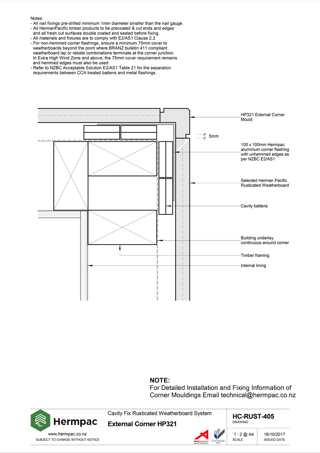 Hermpac Limited | Construction Drawings