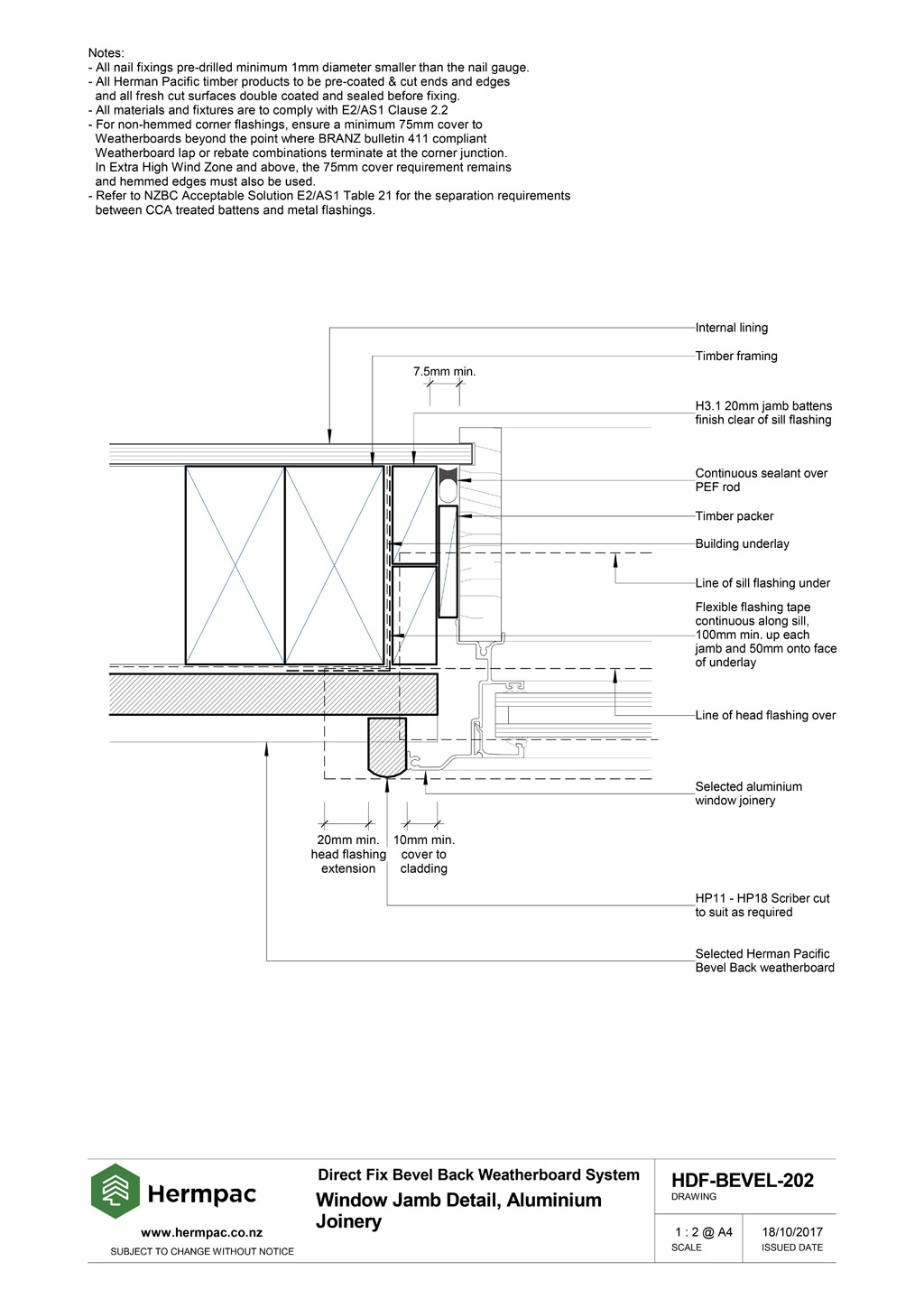 Hermpac Limited Construction Drawings