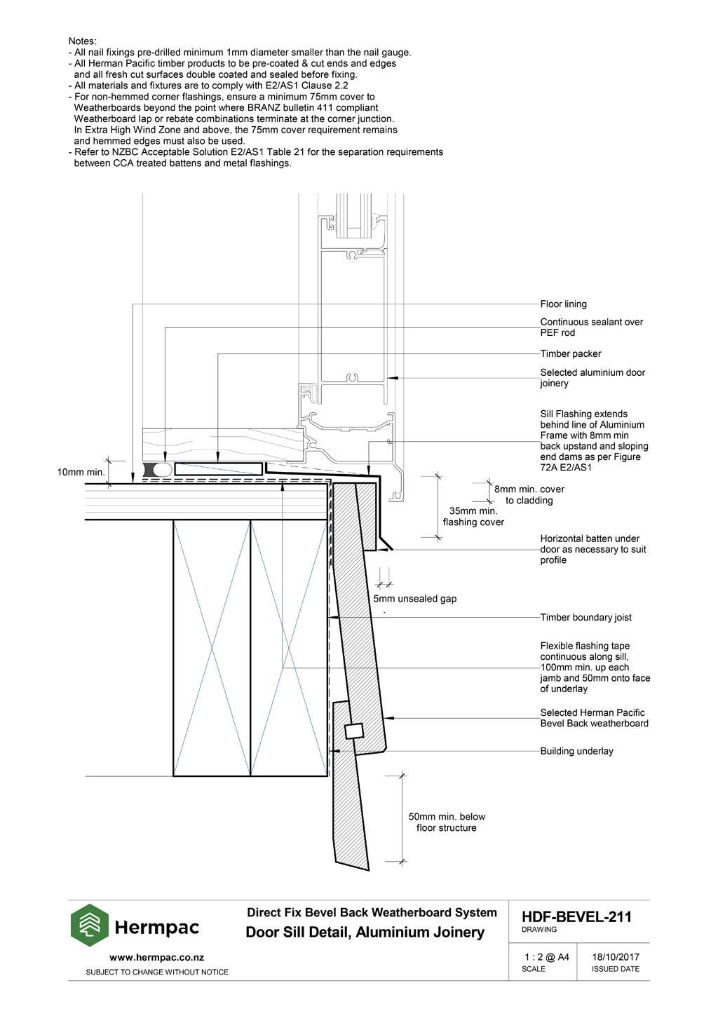 Hermpac Limited Construction Drawings